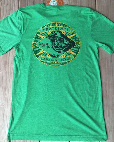 Lahaina-Skate-Shop-T-Shirt-green